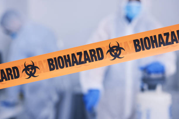 Professional Biohazard Cleanup technician working in Los Banos, CA
